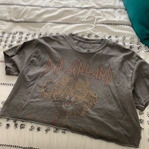 Def Leppard vintage/retro graphic band tee